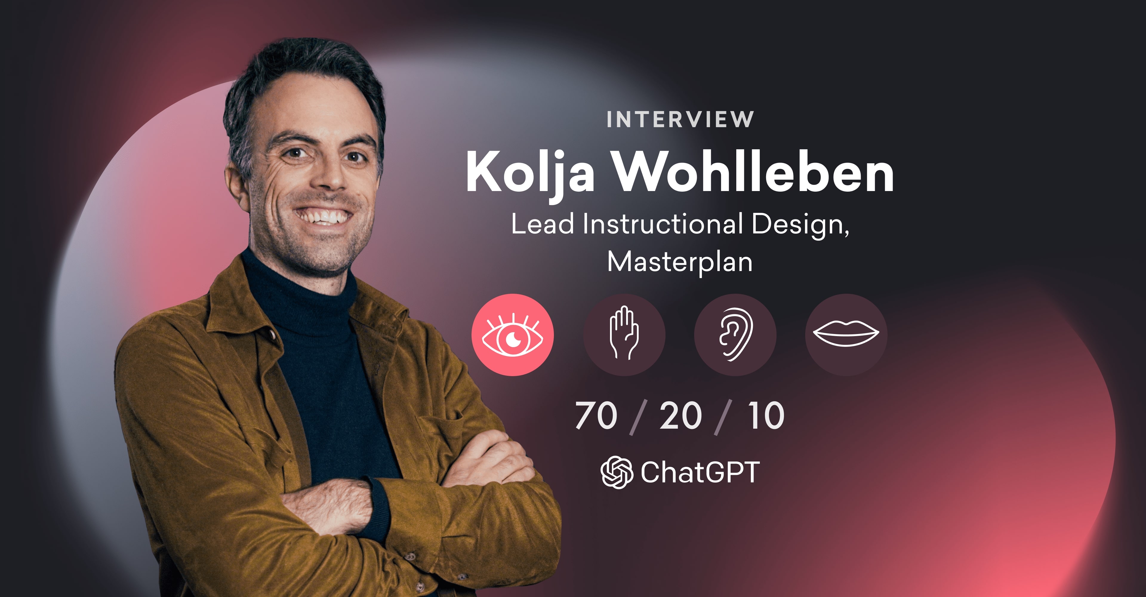 How does ChatGPT change corporate learning, Kolja Wohlleben?